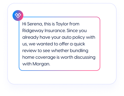 Build the campaign around the right policyholder segment