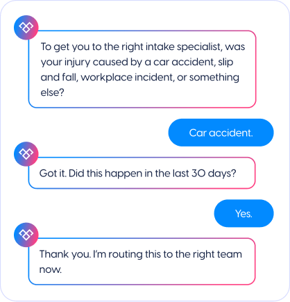 Collect the right case details before intake steps in