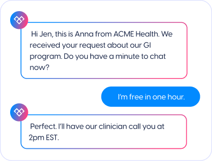 Instant Patient Follow-Up