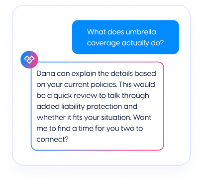 Manage replies with approved campaign details