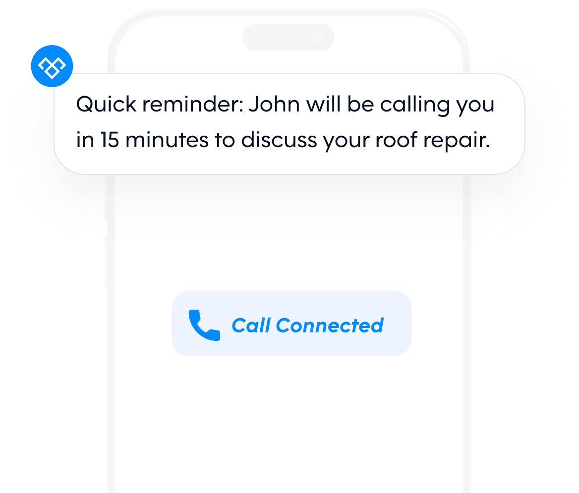 Dial and warm transfer leads to your sales team