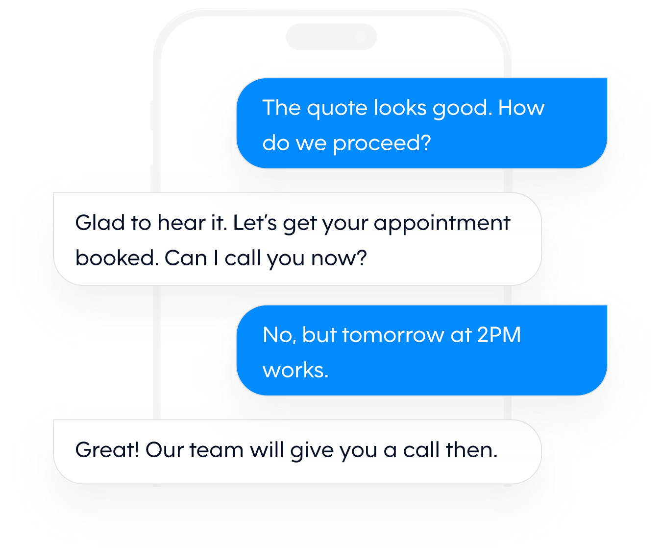 Schedule and confirm appointments without phone calls